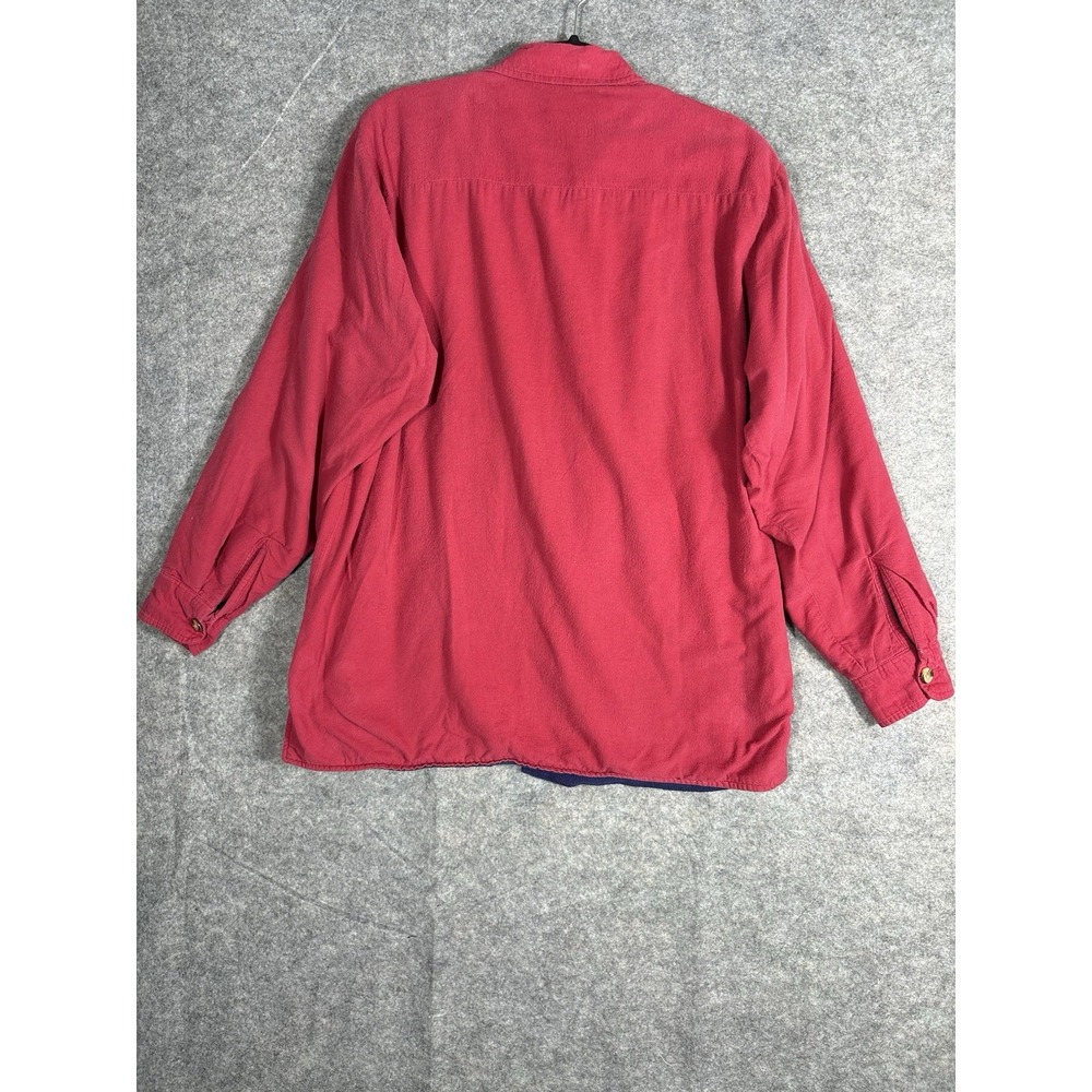 Vintage Habands Ice House Fleece Lined Button Front Shirt Jacket‎ Sz L - Picture 7 of 8